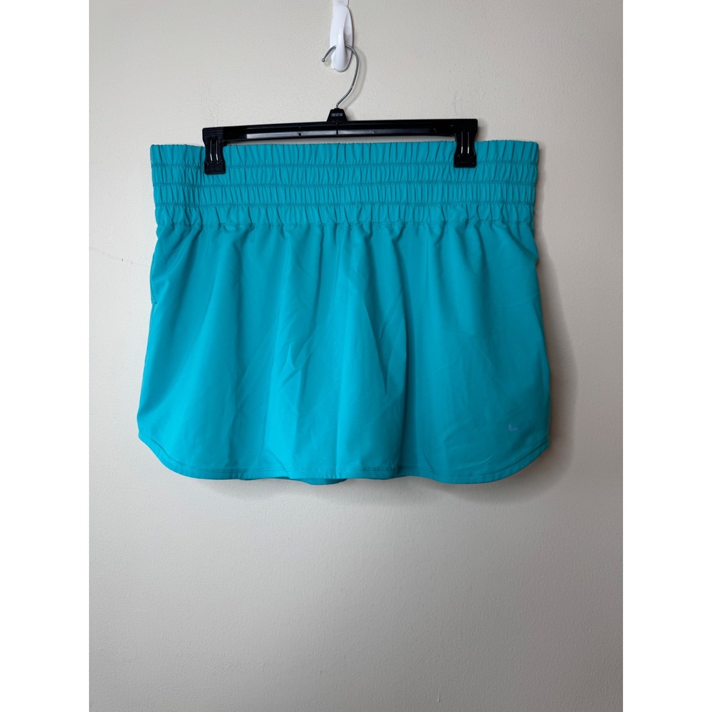 Nike Dri-FIT One High-Rise Skirt XXL Teal Blue Training Skort